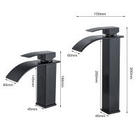 Grifo de Lavabo de Acero Inoxidable Contemporáneo Grifo de Agua Cálida y Fría con Manija Única - details 1