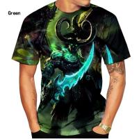 Camiseta De Streetwear Hip-hop World of Warcraft 3D Haikyuu Oversize Para Hombres Y Mujeres Camiseta De Verano Casual Manga Corta Breathable - details 18