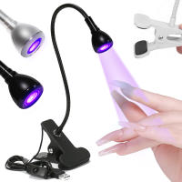 Secador De Uñas LED LULAA Para Uñas De Gel Mini Luz De Pintura De Uñas Con Cuello De Garrafa Portátil Y Clip Luz UV Para Salón De Uñas - details 4