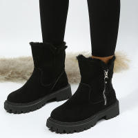 SP Botas de Nieve para Mujer, nuevo estil en Invierno, Zapatos de Felpa para Mujer, BOTAS Cálidos, Zapatos de Algodón, BOTAS de mujer de talla Grande, - details 10