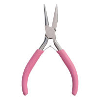 Aguja De Plegar Alambre Con Anillo 5'' Herramienta De Precisión Para El Arte De Joyería DIY Proyectos De Ocio Material De Acero Carbono Tamaño 4.9 Pulgadas Color Rosa - details 5