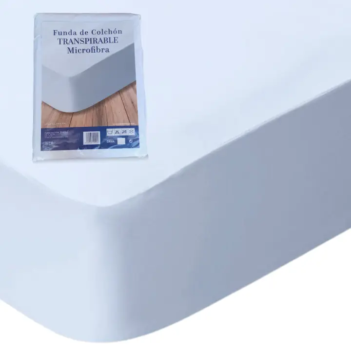 Quality Hogar - Funda de colchón transpirable con cremallera en L protección antiácaros - 1