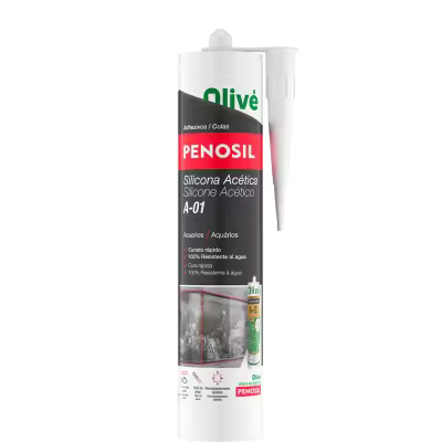 Olivé Química Silicona acuarios V-01 transparente - 1