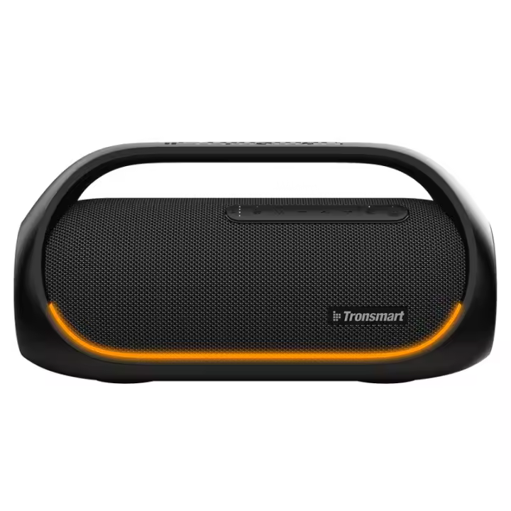 Tronsmart Bang Altavoz Bluetooth 60W, potente, calidad de sonido Premium, luces led, impermeable IPX6, sincroniza más de 100 altavoces, App de control, hasta 15 Horas de reproducción, color negro - 1