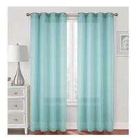 Cortina visillo doris 140x260cm.Decorar para el hogar, sala de estar y dormitorio, estilo americano, 100% poliester.1 panel. - details 4