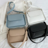 Bolso De Hombro Para Mujer De Moda En Cuero PU Color Sólido Bolso De Armpita Diseñador Bolsa De Mano Y Monedero Para Niñas - details 25
