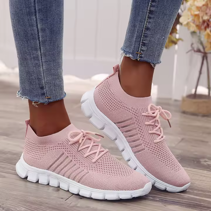 Zapatos Deportivos De Moda Para Mujer Verano Clásicos Transpirables Casual Con Cordones Ligeros Y Cómodos Para Correr Y Uso Diario - 1