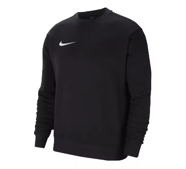 Nike Park 20 Crew Fleece Jr CW6904-010 sweatshirt – Sudadera juvenil de felpa con interior suave y ajuste ergonómico, ofreciendo calidez y confort en entrenamientos o actividades deportivas. - 1