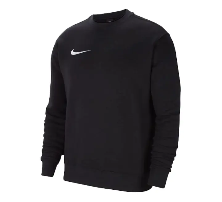 Nike Park 20 Crew Fleece Jr CW6904-010 sweatshirt – Sudadera juvenil de felpa con interior suave y ajuste ergonómico, ofreciendo calidez y confort en entrenamientos o actividades deportivas. - 1