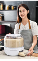 Dispensador De Arroz 360 Grados Rotativo Sellado Cereal Seco Almacenamiento De Alimentos a Prueba De Humedad En La Cocina Contenedor De Almacenamiento De Plástico - details 6