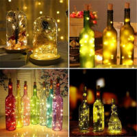 Luces LED Para Botella De Vino Barra 2M Decoración De Navidad Lámpara De Hadas De Cobre Cadena De Luces Festivas Incluye Batería - details 7