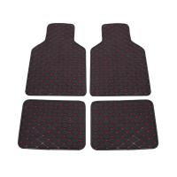 Alfombrillas de Coche Universales de Cuero PU de Alta Calidad Juego de 4 Piezas para Coches, Camiones, SUV Hecho de Fibra Natural - details 3