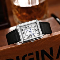 Reloj De Pulsera De Cuarzo Para Hombre Con Correa De Cuero Estilo Casual Y Moda Pantalla De Vidrio Dial Diameter De 40mm - details 1