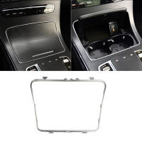 Soporte De Cenicero Y Vaso Para Consola Central En Cromo Para Mercedes Benz GLC C Class W253 W205 2015-2020 Accesorios De Auto - details 6