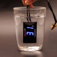 Medidor De Temperatura De Agua KOSO Para Motocicleta Universal LCD Digital Sensor Thermometer SAMCI Gauges De Medición - details 5