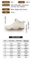 Botas De Lluvia Para Mujer Y Hombre Impermeables Antideslizantes Resistentes Al Desgaste Con Plush Fashion Para Verano E Invierno Protección Del Tobillo - details 2