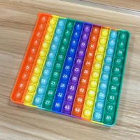Juego De Tablero De Multiplicación 9x9 Juguetes Educativos Para Niños Juego De Fidget De Práctica Matemática Tablero De Números De La Tabla De Tiempos - details 2