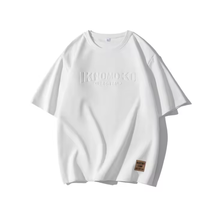 Camiseta De Verano Para Hombre 8XL Estilo Retro Trendy De Calle Hip Hop Manga Corta Impresión Casual Top Tees De Algodón - 1