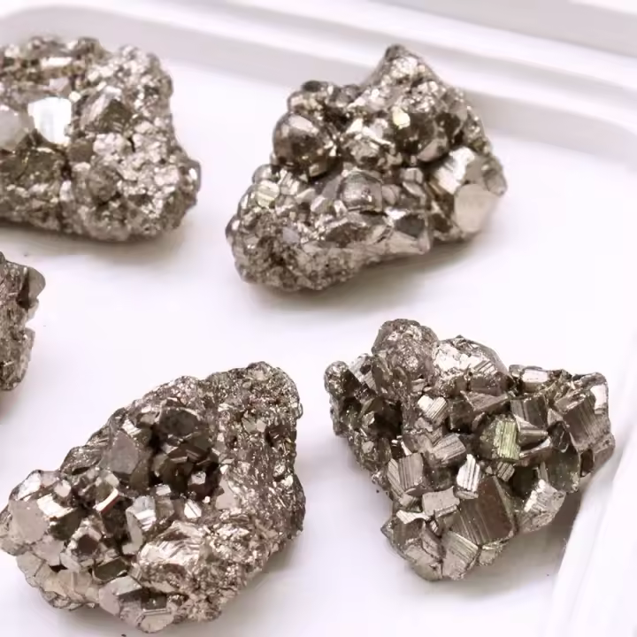 1pcs Espécimen De Minerales Naturales Perú Pyrite Piedra Cristalina De Calidad Alta Para Decoración De Hogar Y Energía Estilo Feng Shui - 1