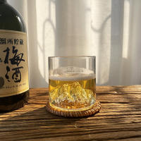 Vaso De Whiskey Montaña Japonés 3D Vintage Vino De Glaciar Vaso De Vodka Eco-amigable Material De Vidrio Caja De Regalo De Madera - details 1