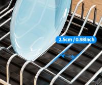Escurridor de Platos retrácthil, escurridor de Cocina, escurridor de Palillos, escurridor de encimera (Negro) - details 2