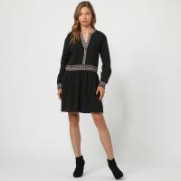Vestido LA MORENA con falda de vuelo y detalles bordados - LA-040899 - details 3