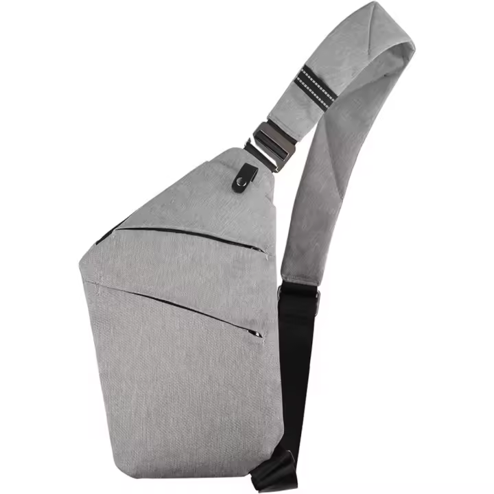 Bolso bandolera antirobo para helbres y Mujeres, Bolso personal flexible, Bolso de pecho, Bolso para Viaje - 1