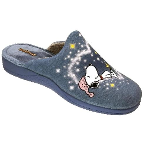 ZAPATILLA 1182 Zapatilla de Casa de Mujer Estilo Zueco SNOOPY "Cielo Estrellado" (Tallas 35-42)  Comodidad Cósmica para tus Pies Regálate la calidez y la fantasía con estas adorables zapatillas de casa con licencia oficial, perfectas para las fan