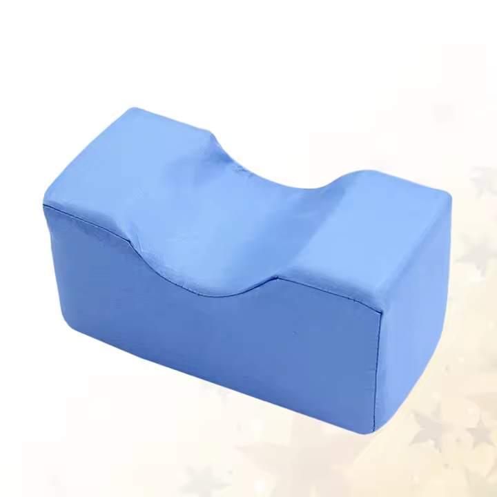 Almohada De Apoyo Para Tornillo De Tamaño Libre Y Color Azul Con Cubierta De Esponja Para Posición En La Cama Confortable - 1