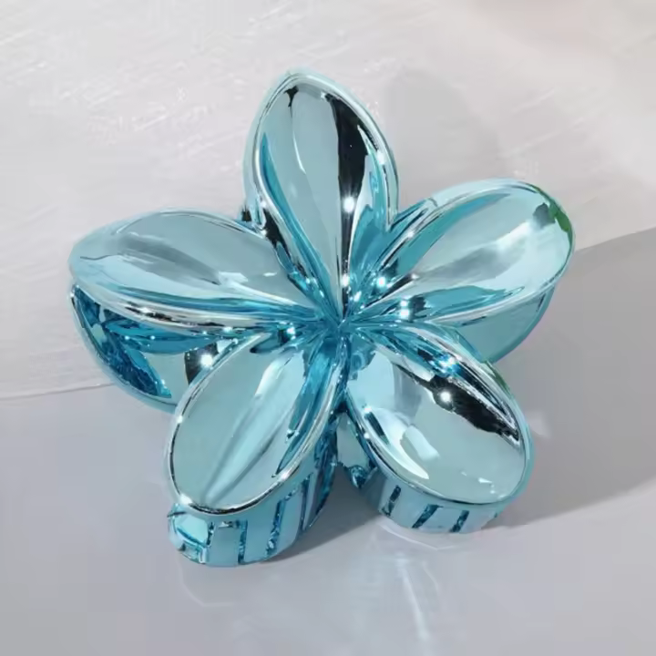 1 Pcs Dopamine Moda Cola De Caballo Brillante Con Flor De Huevo Accesorios Para El Cabello Para Mujeres Y Niñas Para Fiestas - 1