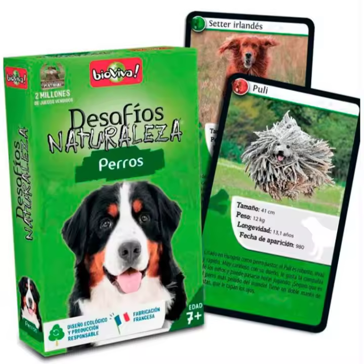 Bioviva - Desafíos Naturaleza. Perros. Juego educacional - 1