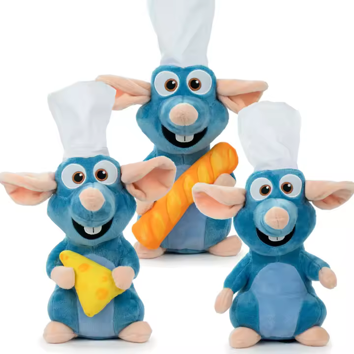 Peluche Remy Ratatouille  peluche 25cm  Play By Play escoge queso baguette clásico - 1