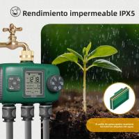 MOES Timer De Riego Automático 3 Salidas Con Inlet De Latón IPX5 Impermeable Pantalla LCD Botón De Giro Para Jardín Aspersor - details 3