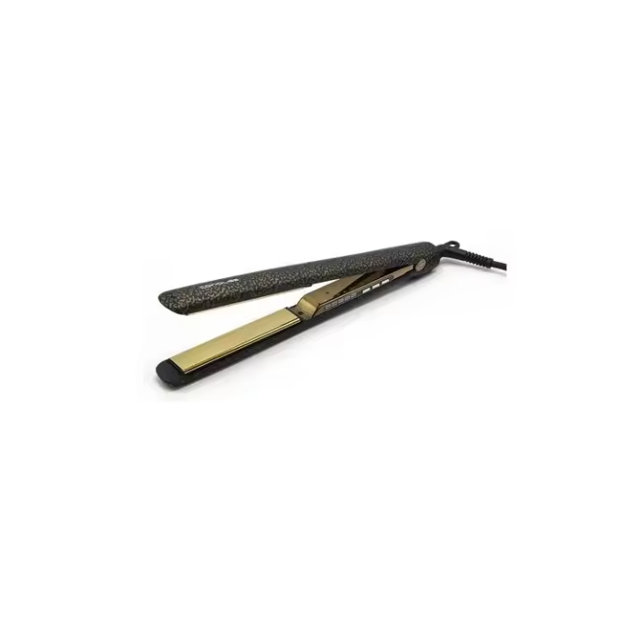Corioliss C3 Professional Titanium Plates Hair Straightener for Women UK Plug Leopard Gold Soft Touch - 1