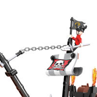 COGO Viking Ship Building Blocks 302 Piezas Modelo De Barco Vikingo Griego Para Niños 6+ Mitos Medievales Nórdicos Barco De Piratas Juguetes Educativos Compatible Con Lego - details 11