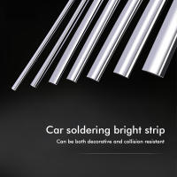 Tira De Cromo Para Coche Decoración Universal Auto Adhesiva Lateral Puerta Brillante Cinta De Estilo De Cromo Flexible - details 8