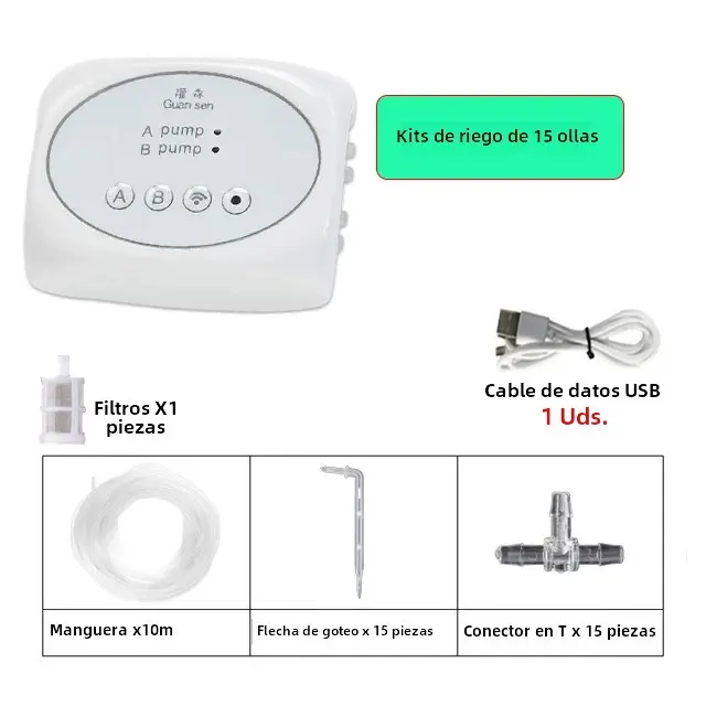 Controlador De Riego Inteligente WiFi Para Jardín Sistema De Rociado Automático Con Timer De Agua Control Por Móvil - 1