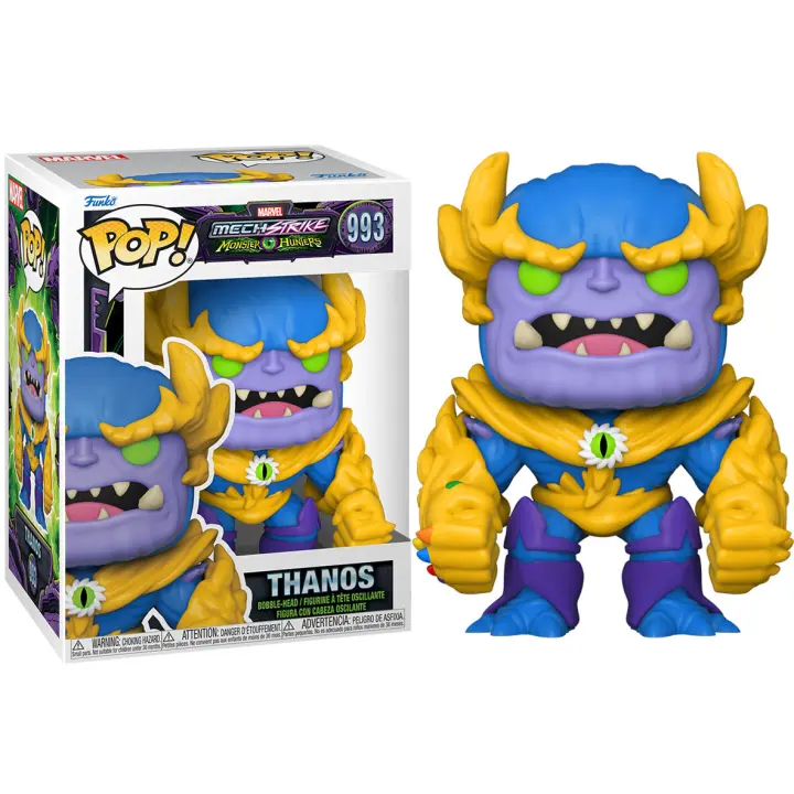 Figura Pop Marvel Monster Hunters Thanos-Figura de Vinilo Coleccionable - Idea de Regalo- Mercancia Oficial - Juguetes para Niños y Adultos - Movies Fans - Muñeco para Coleccionistas y Exposición - 1