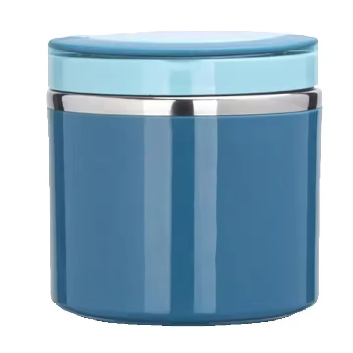 El envase Termal con la manija, 1000ML Bento del acero inoxidable encajona para la comida, sopas - 1
