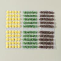 50Pcs/Box Falsas Hierbas Miniatura Simulación De Terrenos Multitudinaria Para Escena De Arena Y Modelos De Tablero - details 16