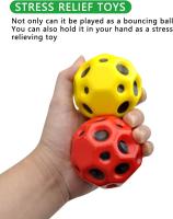 3PCS Moon Ball Space Ball, Highly Elastic Moonball 70mm Large Bouncy Balls, Moon Balls for Kids Big Bouncy Ball Toy for Kids Party Gift - details 1