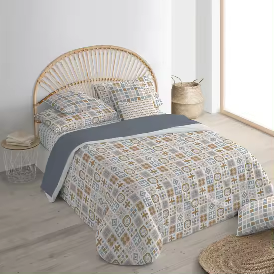 FUNDA NÓRDICA 100% ALGODÓN MODELO TILBURG PARA CAMA DE 200X200 CM. - 1
