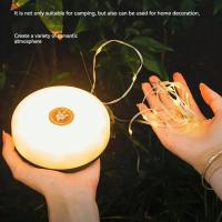 Lámpara De Camping Multifuncional 4 En 1 Con Cinta LED Recargable USB Y Gancho Magnético Para Decoración De Tienda Exterior XTE - details 3