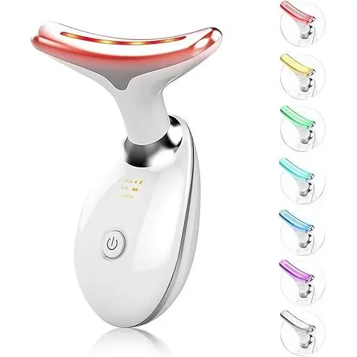 Masajeador Facial, Intelligent LED Masajeadores Faciales, 3 Modes Masajes, 45°C Massaggiatore Facciale Elettrico Raschiante, Rassodante e Liftante - 1