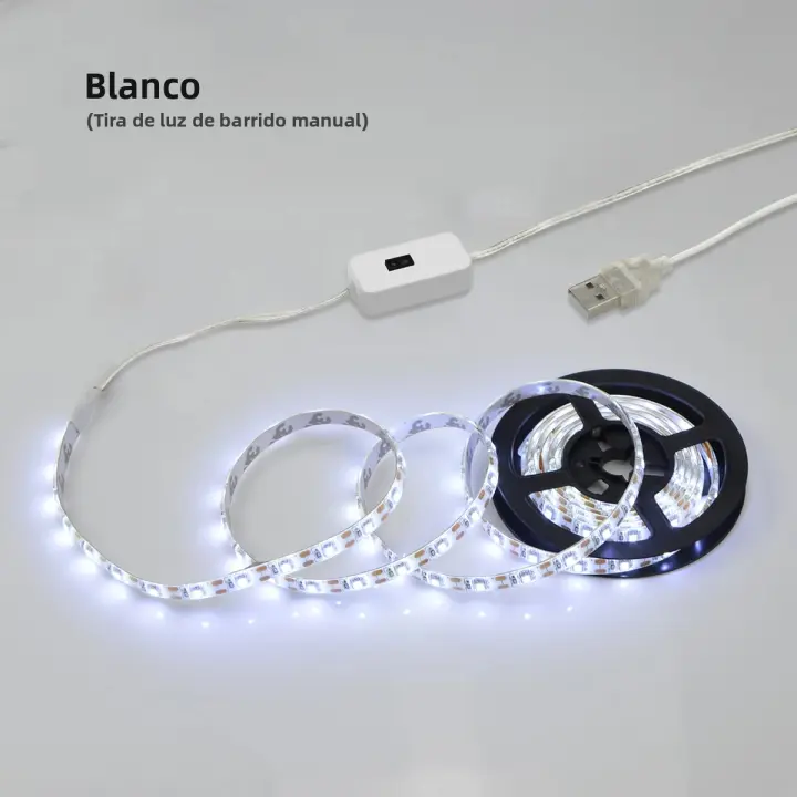 Espejo De Vestíbulo Con Sensor De Movimiento Hidrofobo Luz LED USB Para Iluminación De Dormitorio Y Maquillaje Cinta De Luces Para Espejo 5V - 1