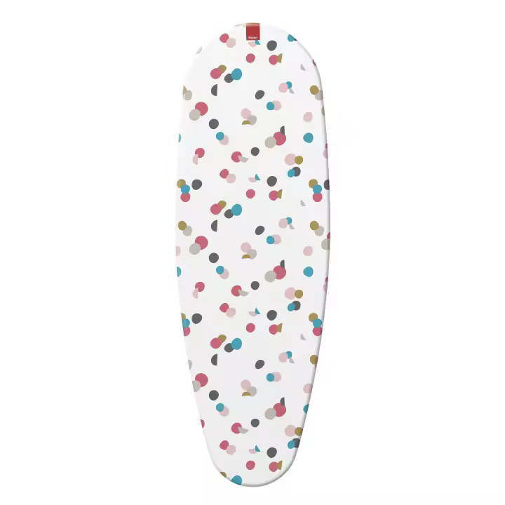 Rayen  Funda Tabla de Planchar Universal  Funda de Planchar Ajuste EasyClip  2 capas: Espuma y tejido 100% Algodón  Gama Basic Plus  Medida: 130 x 47 cm  Estampado - 1