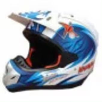 CASCO OFFROAD KAMVAL HK8 AZUL / BLANCO HK804 - 1
