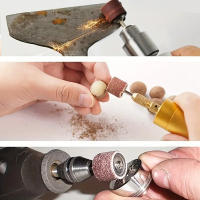 Kit De Enrosque De Arena 102 Piezas Con Mandril De 1/2 Y 1/4 Pulgada Grados 80/120/180 Herramientas De Abrazadera Para Taladro Rotatorio De Uñas - details 12