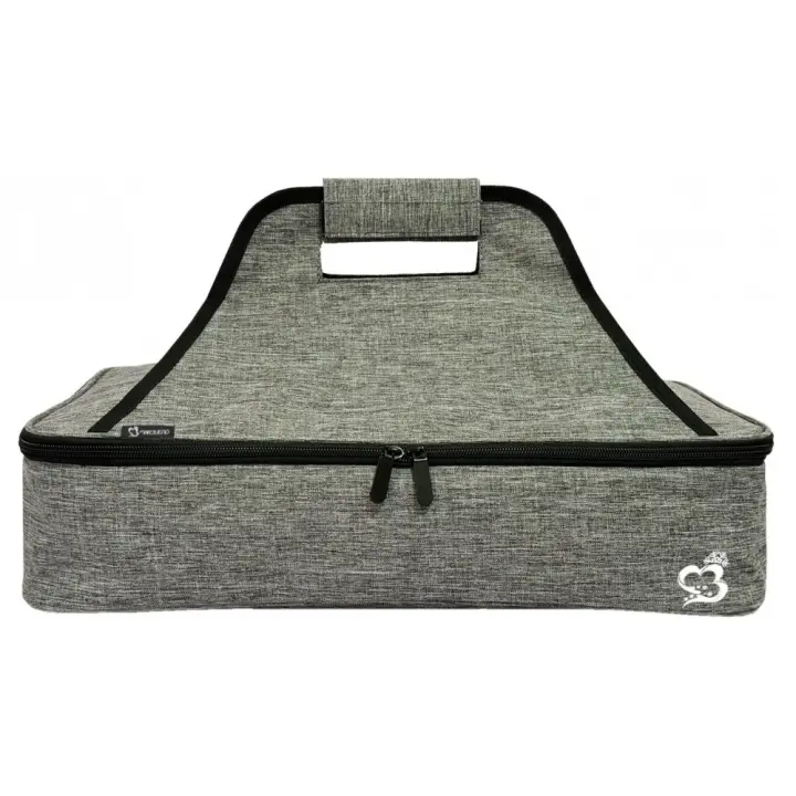 Nevera de poliéster gris 46x28x10 cm Marbueno Summer - 1