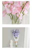 Bouquet De Flores Artificiales De Pea Japonesa 62CM Colores Ligero Morado Rosa Rojo Blanco Adecuado Para Decoración De Hogar Bodas Fotografía Propiedades - details 11